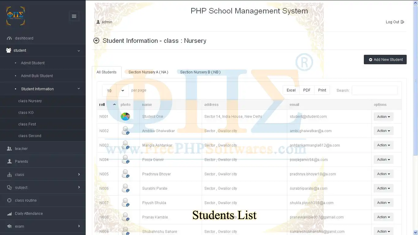 Download web tool or web app School Software