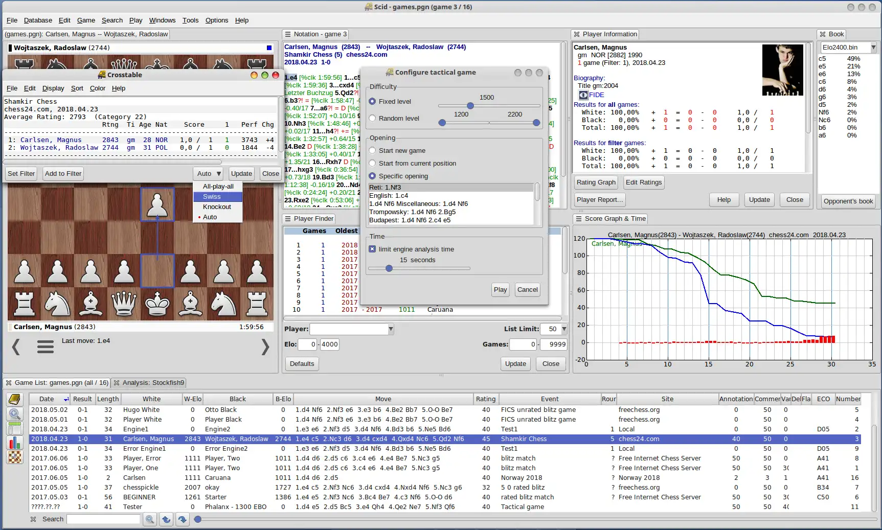 Download web tool or web app Scid