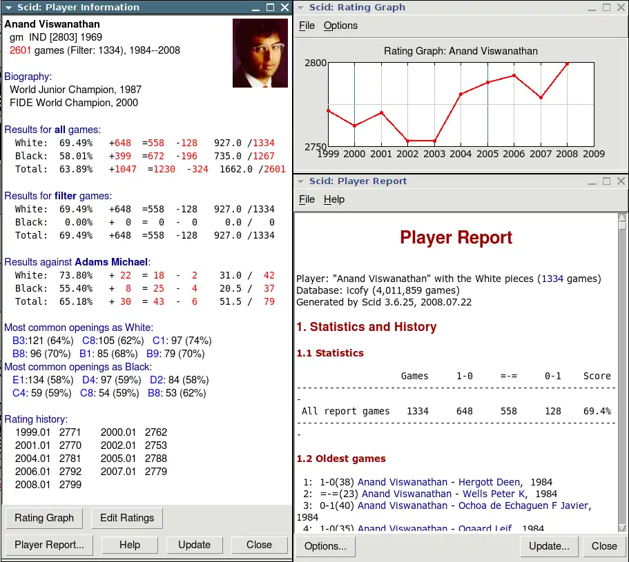 Download web tool or web app Scid