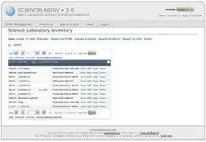 Download web tool or web app Science Lab Inventory  Order Management to run in Linux online