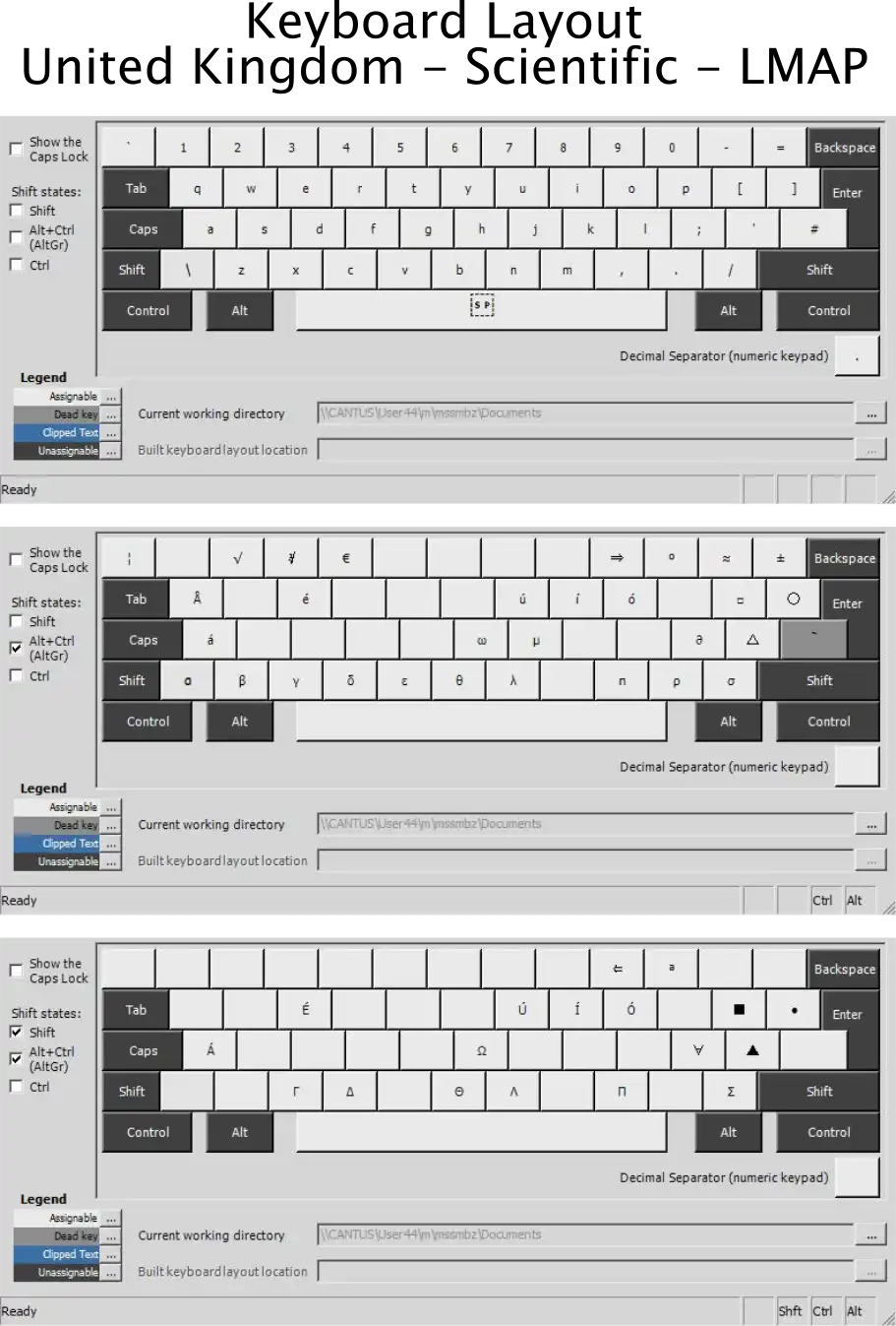 Download web tool or web app Scientific Keyboard Layout