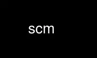 Run scm in OnWorks free hosting provider over Ubuntu Online, Fedora Online, Windows online emulator or MAC OS online emulator