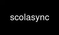 Run scolasync in OnWorks free hosting provider over Ubuntu Online, Fedora Online, Windows online emulator or MAC OS online emulator