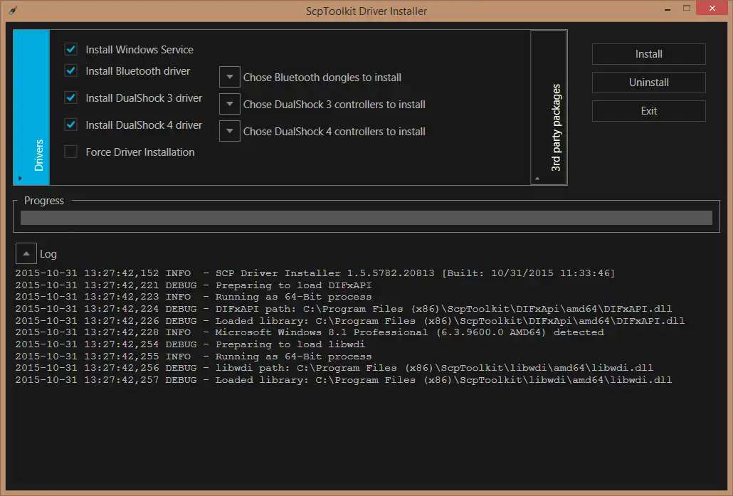 Télécharger l'outil Web ou l'application Web ScpToolkit