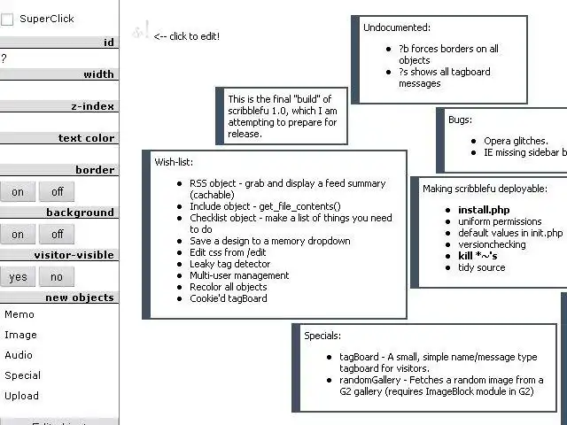 Download web tool or web app Scribblefu