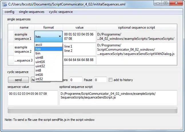 下载网络工具或网络应用程序 ScriptCommunicator / 串口终端