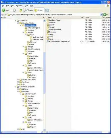 Download web tool or web app Script SQL Database DDL