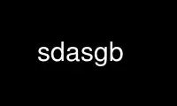 Run sdasgb in OnWorks free hosting provider over Ubuntu Online, Fedora Online, Windows online emulator or MAC OS online emulator