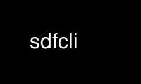 Run sdfcli in OnWorks free hosting provider over Ubuntu Online, Fedora Online, Windows online emulator or MAC OS online emulator