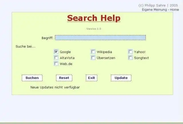 Download web tool or web app Search Help