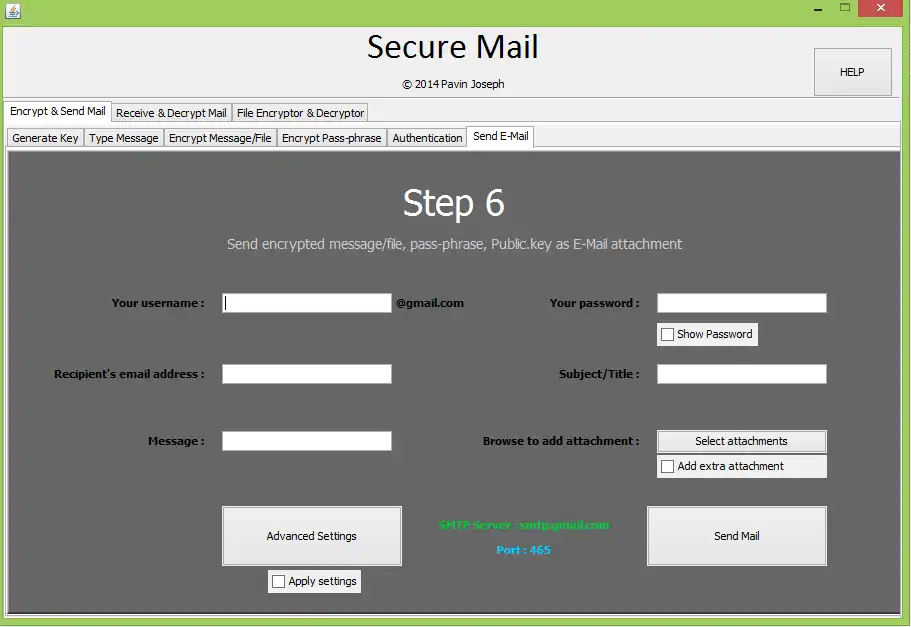 Download web tool or web app Secure Mail