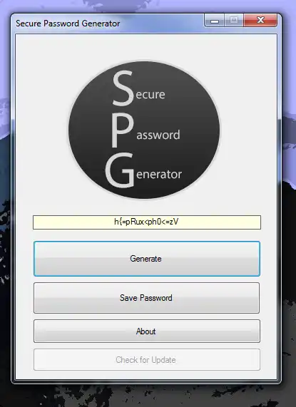 Download web tool or web app Secure Password Generator