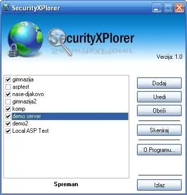 Download web tool or web app SecurityXPlorer