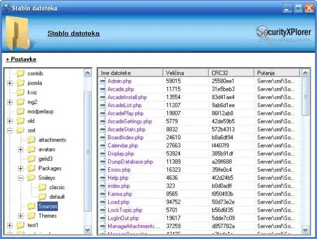 Download web tool or web app SecurityXPlorer