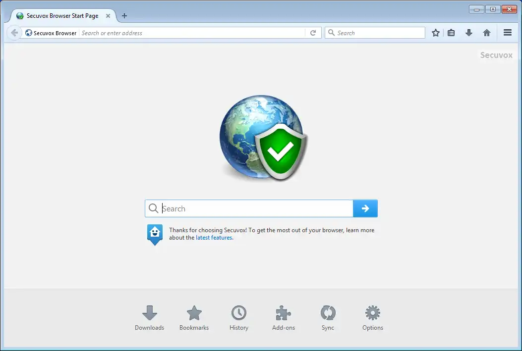 Download web tool or web app Secuvox Browser