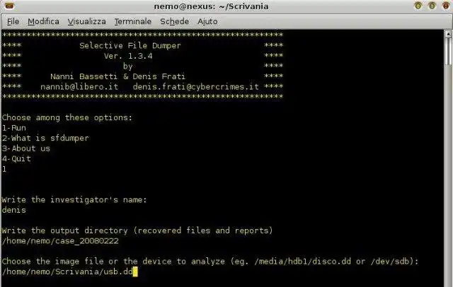 Download web tool or web app Selective File Dumper to run in Windows online over Linux online