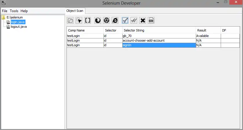 Download web tool or web app Selenium Developer Assist