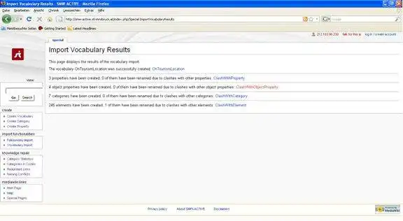 Download web tool or web app Semantic Media Wiki Ontology Editor