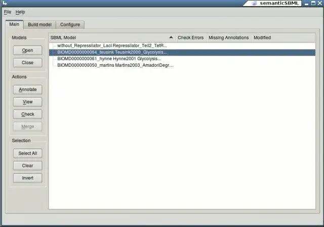 Download web tool or web app semanticSBML to run in Linux online