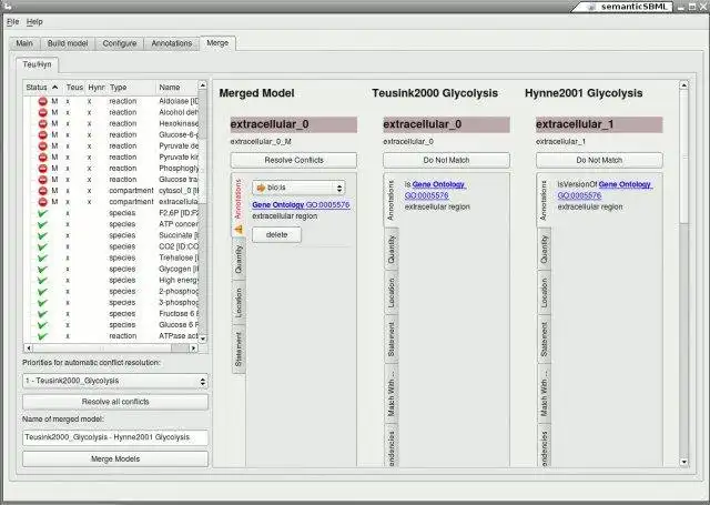 Download web tool or web app semanticSBML to run in Linux online