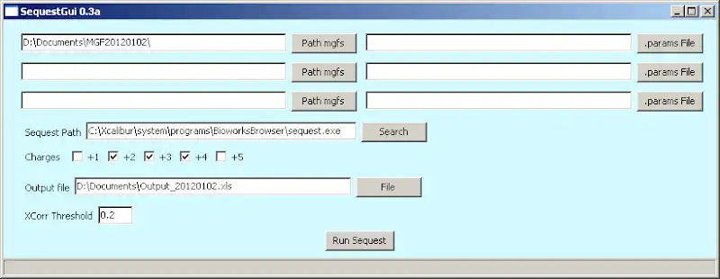 Download web tool or web app SequestGUI