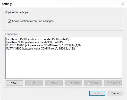 Download web tool or web app Serial Port Notifier