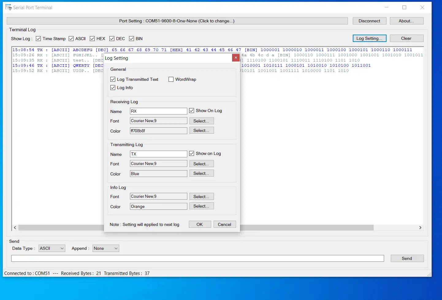 Descargue la herramienta web o la aplicación web Terminal de puerto serie