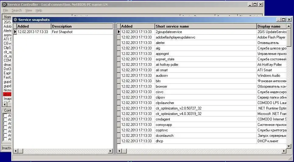 Download web tool or web app Service Controller