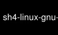 Run sh4-linux-gnu-cpp in OnWorks free hosting provider over Ubuntu Online, Fedora Online, Windows online emulator or MAC OS online emulator