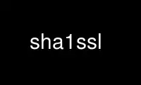 Run sha1ssl in OnWorks free hosting provider over Ubuntu Online, Fedora Online, Windows online emulator or MAC OS online emulator