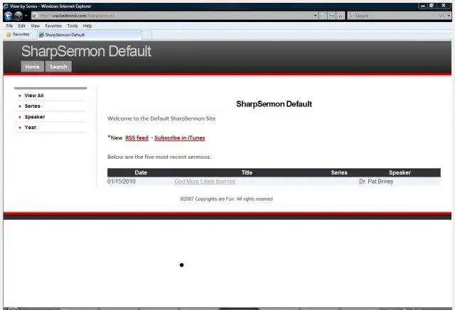 Download web tool or web app SharpSermon