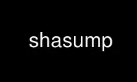 Run shasump in OnWorks free hosting provider over Ubuntu Online, Fedora Online, Windows online emulator or MAC OS online emulator