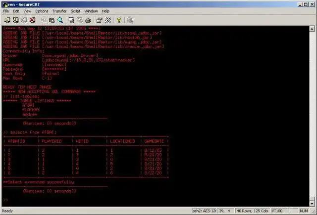 Download web tool or web app ShellRaptor: Command Line SQL Utility