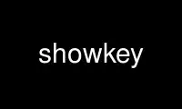 Run showkey in OnWorks free hosting provider over Ubuntu Online, Fedora Online, Windows online emulator or MAC OS online emulator