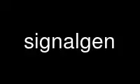 Run signalgen in OnWorks free hosting provider over Ubuntu Online, Fedora Online, Windows online emulator or MAC OS online emulator