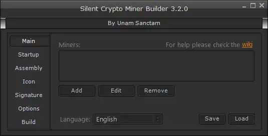 Tải xuống công cụ web hoặc ứng dụng web Silent Crypto Miner Builder v3.2.0