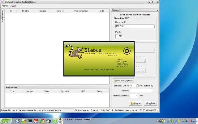 Download web tool or web app Simbus to run in Windows online over Linux online