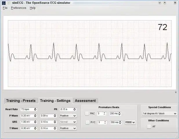 Download web tool or web app simECG