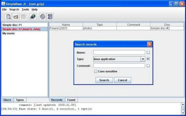 Download web tool or web app SimpleBaseJE