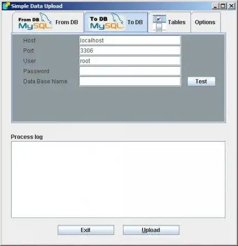 Download web tool or web app Simple Data Upload