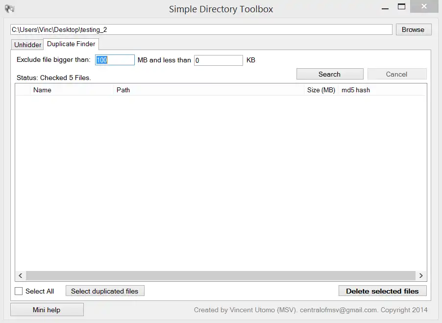 Download web tool or web app Simple Directory Toolbox