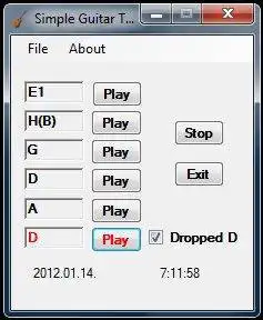 Download web tool or web app Simple Guitar Tuner v1.1