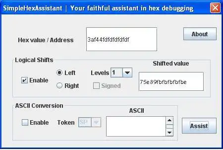 Download web tool or web app SimpleHexAssistant