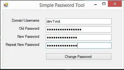 Download web tool or web app SimplePasswordTool