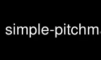 Run simple-pitchmark in OnWorks free hosting provider over Ubuntu Online, Fedora Online, Windows online emulator or MAC OS online emulator