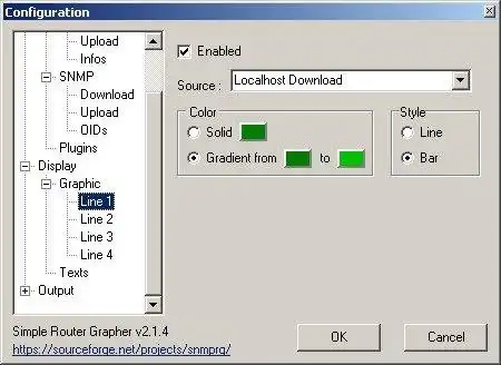 Download web tool or web app Simple Router Grapher