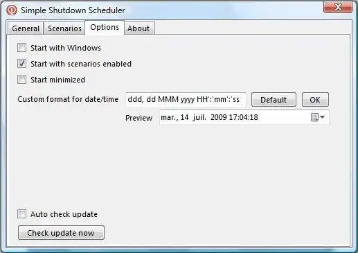 Download web tool or web app Simple Shutdown Scheduler