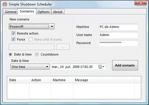 Download web tool or web app Simple Shutdown Scheduler