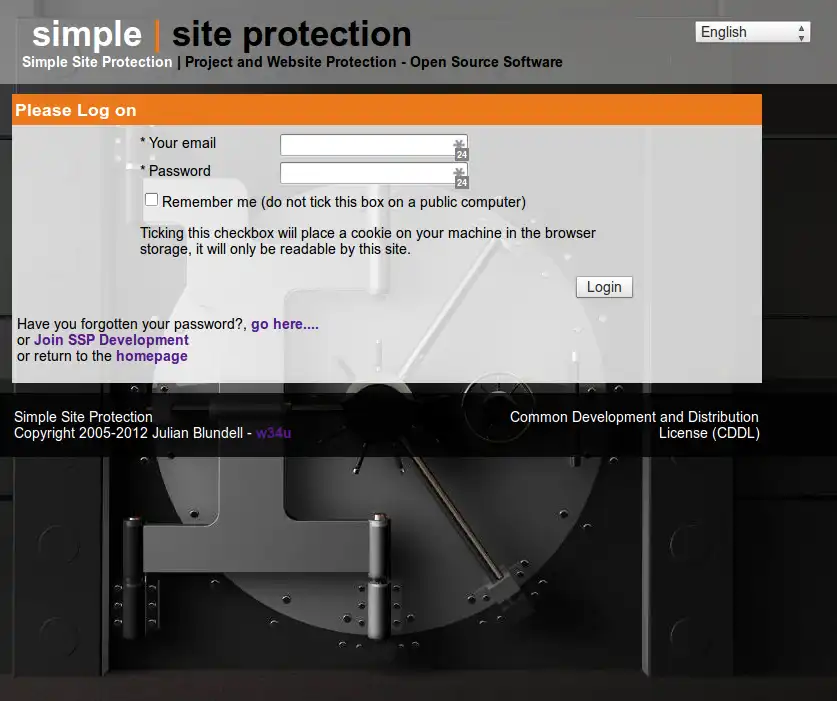 Download web tool or web app Simple Site Protection