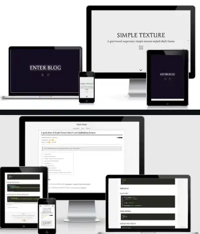 Download web tool or web app Simple Texture Jekyll Theme